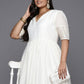 Ahalyaa Women's Traditional wear Ethnic Dress - Off White | Swadesiicart