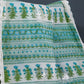 Off White Colour Block Print Crocia Mulmul Cotton Saree By Gayathri Reddy Designer Studio | Swadesiicart