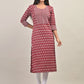 Swasti Ethnic Motifs Printed Gotta Patti Pure Cotton Kurta - Swadesiicart