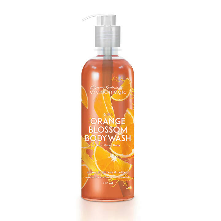Blossom Kochhar Aroma Magic 3-in-1 Orange Blossom Body Wash | Energizing Aromatherapy Body Wash - Blossom Kochhar Aroma Magic