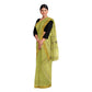 Exclusive Collection 100% Pure Cotton Green Saree With Printed Work - Swadesiicart