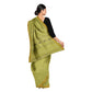 Exclusive Collection 100% Pure Cotton Green Saree With Printed Work - Swadesiicart