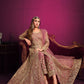 Anaita Pink Embroidered Net Anarkali Suit