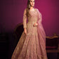 Anaita Pink Embroidered Net Anarkali Suit