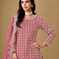 Monjolika Fashion Jacquard Work Dola Pink Readymade Lehenga Choli - Swadesiicart