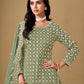 Monjolika Fashion Jacquard Work Dola Sage Green Readymade Lehenga Choli - Swadesiicart
