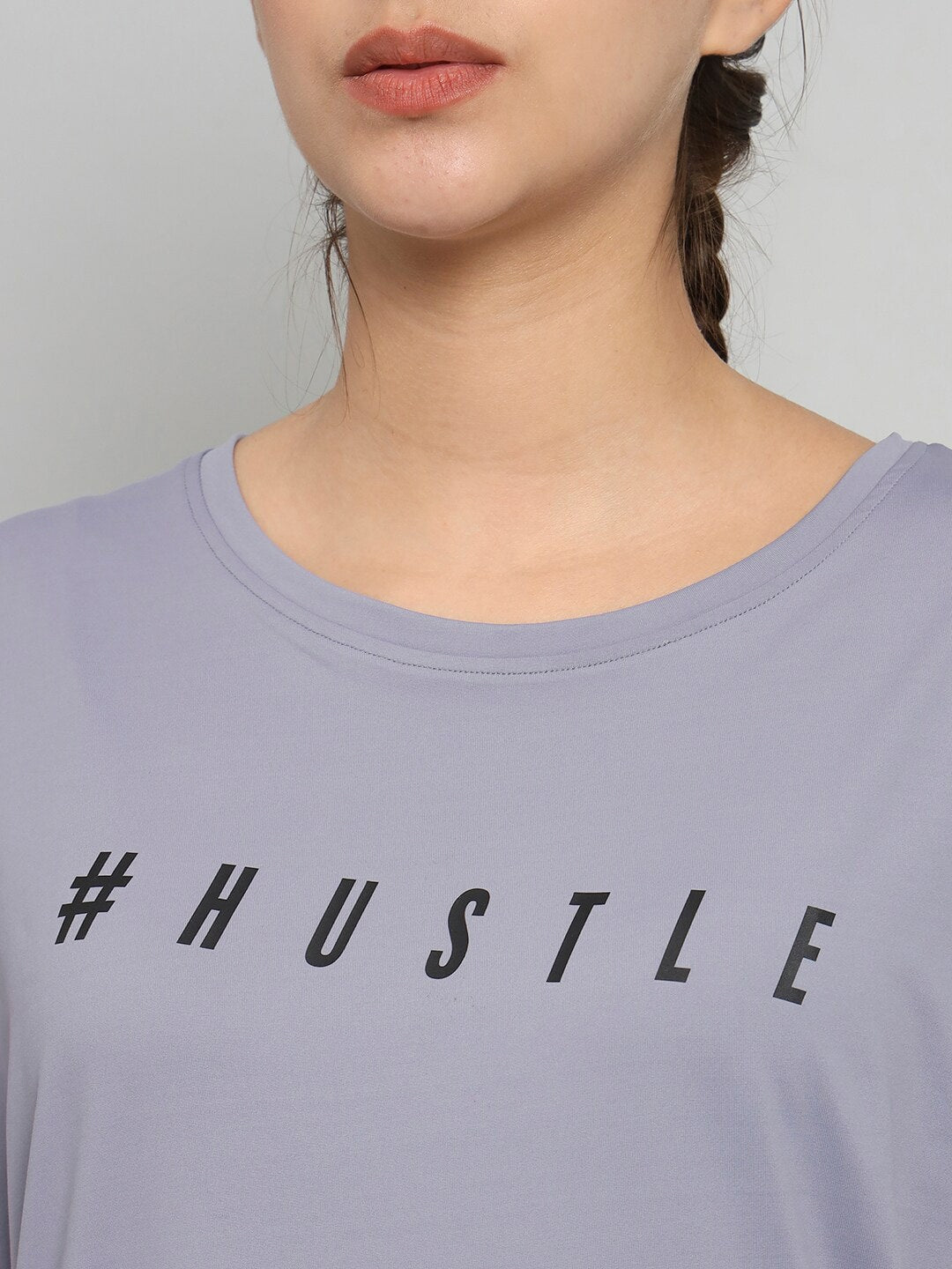 MKH Typography Printed Relaxed Fit Dri-Fit T-shirt - Swadesiicart