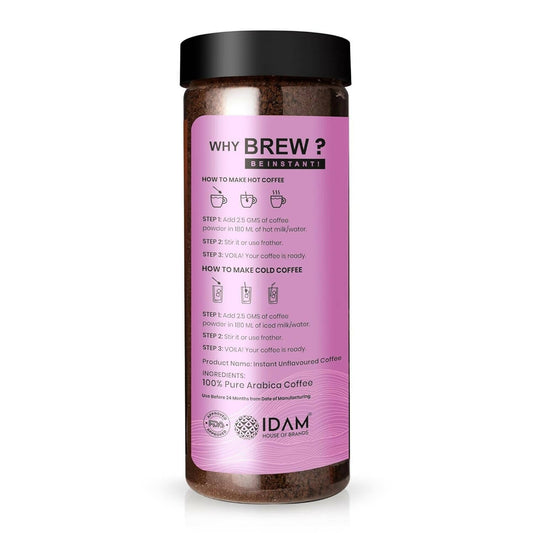 Bevzilla Premium French Vanilla Coffee Powder 100% Arabica | Swadesiicart