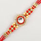 American Diamond Bling Rakhi And Kaju Katli Box | Swadesiicart