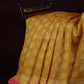 Dry Mehendi Colored Block Print Semi Chanderi Saree By Gayathri Reddy Designer Studio | Swadesiicart