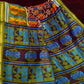 Shades of Dark Wine With Leaf Green Blouse Creeper Design Semi Chanderi Saree By Gayathri Reddy Designer Studio | Swadesiicart