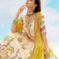 Monjolika Fashion Ivory & Yellow Silk Heavy Embroidered Wedding Lehenga Choli - Swadesiicart