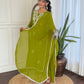 The52 Gorgeous Chikankari Work with Pure Cotton Fabric Straight Kurta, Pant and Dupatta Set | Swadesiicart