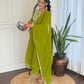 The52 Gorgeous Chikankari Work with Pure Cotton Fabric Straight Kurta, Pant and Dupatta Set | Swadesiicart