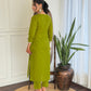The52 Gorgeous Chikankari Work with Pure Cotton Fabric Straight Kurta, Pant and Dupatta Set | Swadesiicart