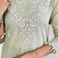 The52 Gorgeous Chikankari Work with Pure Cotton Fabric Straight Kurta, Pant and Dupatta Set | Swadesiicart