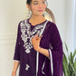 The52 Gorgeous Chikankari Work with Pure Cotton Fabric Straight Kurta, Pant and Dupatta Set | Swadesiicart