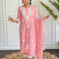 The52 Chikankari Work with Pure Cotton Fabric Straight Kurta, Pant and Dupatta Set | Swadesiicart