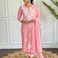The52 Chikankari Work with Pure Cotton Fabric Straight Kurta, Pant and Dupatta Set | Swadesiicart