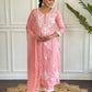The52 Chikankari Work with Pure Cotton Fabric Straight Kurta, Pant and Dupatta Set | Swadesiicart