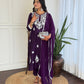 The52 Chikankari Work with Pure Cotton Fabric Straight Kurta, Pant and Dupatta Set | Swadesiicart
