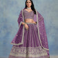 Monjolika Fashion Art Silk Embroidered Orange Designer Lehenga Choli - Swadesiicart