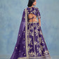 Monjolika Fashion Purple Art Silk Designer Wedding Lehenga Choli - Swadesiicart