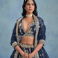 Monjolika Fashion Navy Blue Art Silk Designer Wedding Lehenga Choli - Swadesiicart