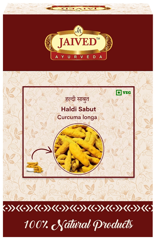 Jaived Ayurveda Haldi Sabut | Swadesiicart