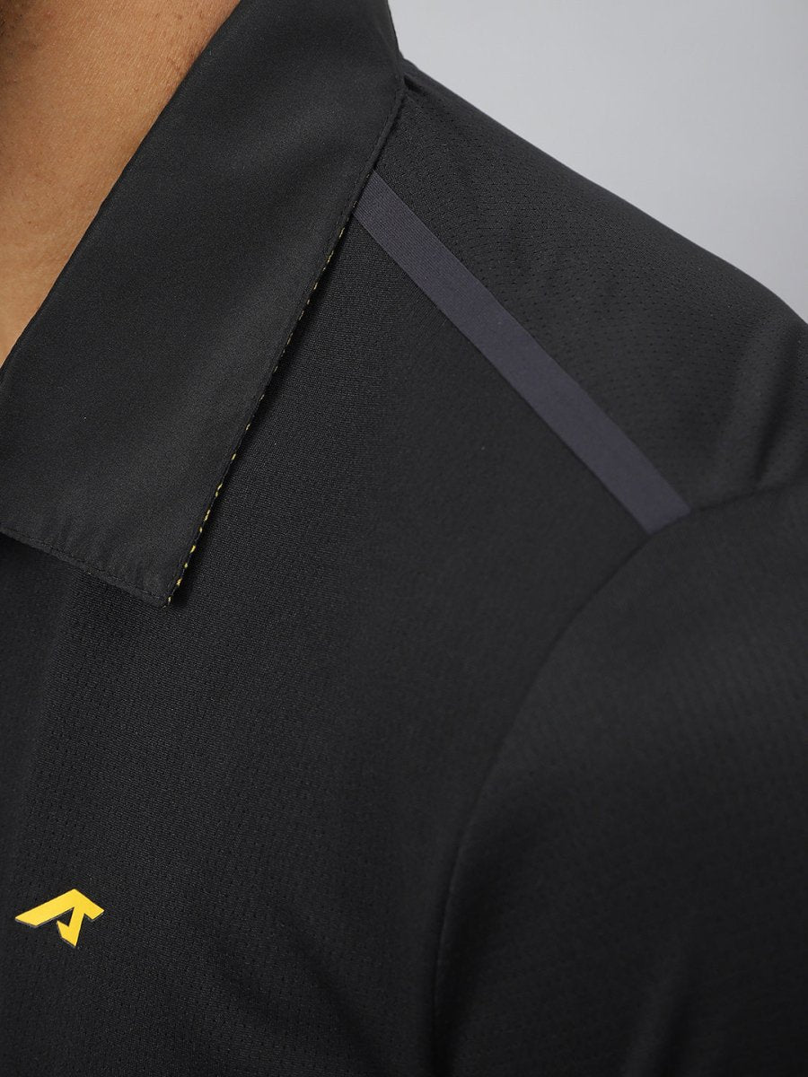 Alcis Men Train-Tech Anti-Static Slim-Fit Training Polo T-Shirt | Swadesiicart