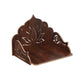 eCraftIndia Brown Lotus Designer Wooden Pooja Temple | Swadesiicart