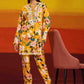 HOUSE OF KARI Floral Printed Chikankari Regular Straight Pure Cotton Kurta with Trousers | Swadesiicart