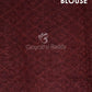 Wine Colored Floral Design Semi Chanderi Saree By Gayathri Reddy Designer Studio | Swadesiicart