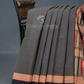 Black Coloured Combination Printed Cotton Saree By Gayathri Reddy Designer Studio | Swadesiicart