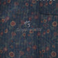 Peacock Green Colour Diamond Print Design Semi Chanderi Saree By Gayathri Reddy Designer Studio | Swadesiicart