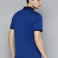 Alcis Men Colourblocked Polo Collar Dry Tech Slim Fit Sports T-shirt | Swadesiicart