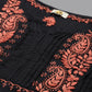 ADA Ethnic Motifs Embroidered Chikankari Cotton Straight Kurta