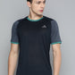 Alcis Men Colourblocked Dry Tech Slim Fit T-shirt | Swadesiicart