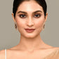 Peacock Maroon and Green Stud Earring Tops for Womens by House of Ree | Swadesiicart