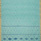 Exclusive Collection 100% Pure Cotton Sea Green Tant Saree With Hand Weaving Work - Swadesiicart