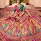 Monjolika Fashion Multi Colour Banarasi Silk Diamond Wedding Trendy Lehenga Choli | Swadesiicart