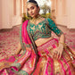 Monjolika Fashion Multi Colour Banarasi Silk Diamond Wedding Trendy Lehenga Choli | Swadesiicart