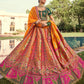 Monjolika Fashion Multi Colour Banarasi Silk Diamond Wedding Trendy Lehenga Choli | Swadesiicart