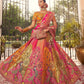 Monjolika Fashion Multi Colour Banarasi Silk Diamond Wedding Trendy Lehenga Choli | Swadesiicart