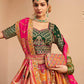 Monjolika Fashion Orange Banarasi Silk Diamond Wedding Trendy Lehenga Choli | Swadesiicart