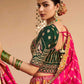 Monjolika Fashion Orange Banarasi Silk Diamond Wedding Trendy Lehenga Choli | Swadesiicart