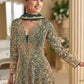 Anaita D Green Georgette Stitched Anarkali Suit with Sequence & Diamond Work