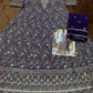 Anaita Violet Georgette Stitched Anarkali Suit with Sequence & Diamond Work