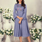 Monjolika Fashion Fancy Festive Wear Lavender Color Rayon Fabric Thread Embroidered Kurti - Swadesiicart
