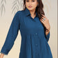 Monjolika Fashion Morpeach Cotton Solid Festival Casual Kurti - Swadesiicart